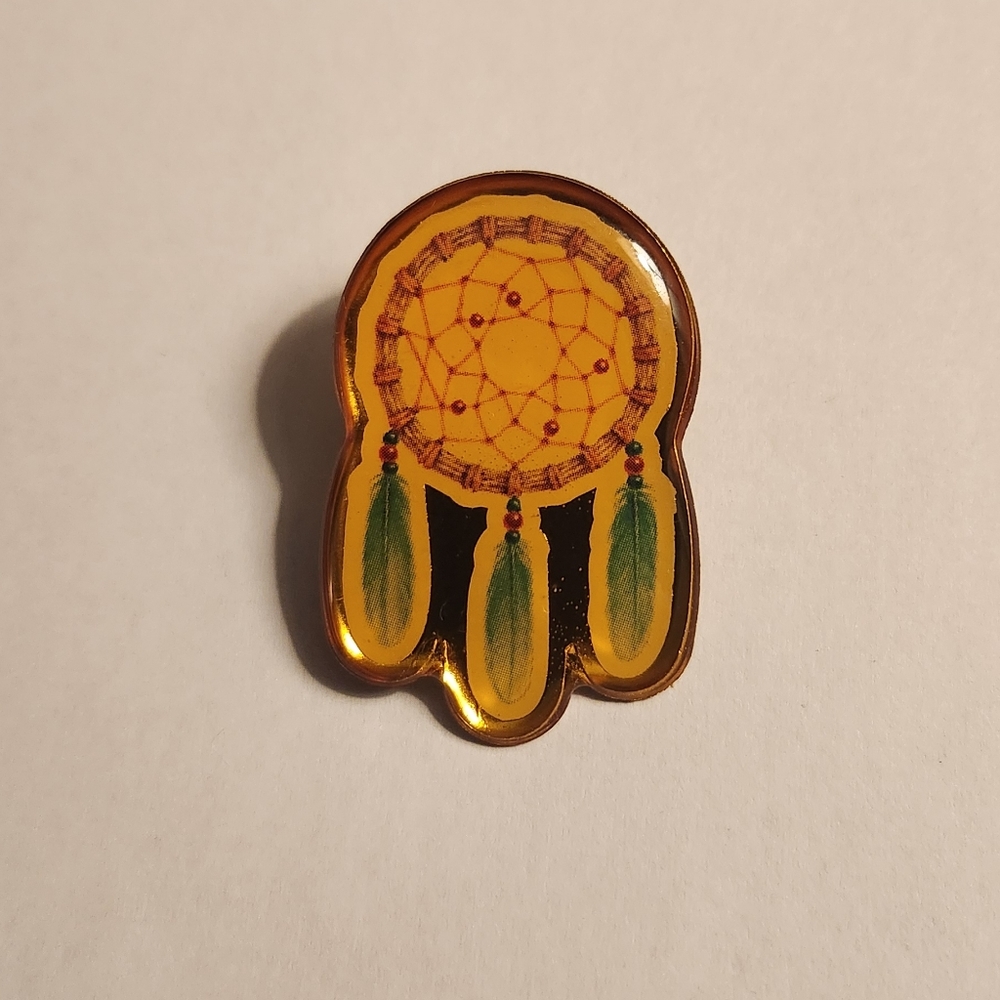 Vintage Dreamcatcher Brooch Pin